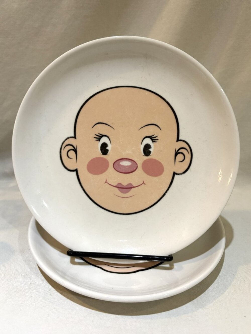 Pair of Fred and Friends Plays With His Food Child Dinner Plate Jason Amendolara
